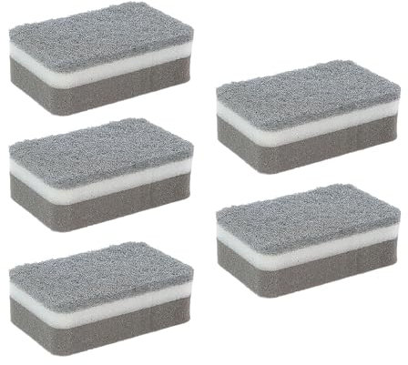 Paquete De 5 Esponjas para Fregar De Alta Resistencia, Esponja para Lavar Platos De Cocina, Fregadero Y Baño, Esponja Limpia para Fregar, Esponjas Limpias para Lavado De Coches