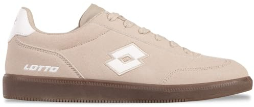 Lotto VINTAL SC, Scarpe da Ginnastica Unisex, Colore Torta/Bianco, 43 EU, Tortora Bianco, 43 EU