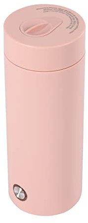 JUDEMII Bollitore elettrico da 400 ml, piccolo rosa, da viaggio, con cavo di alimentazione separato, piccolo bollitore elettrico portatile con cuscinetto antiscivolo, per ufficio, scuola, viaggi e