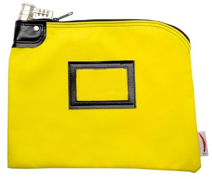 Cardinal bag supplies Banktasche, Denier Nylon, 22,9 x 30,5 cm, gelb