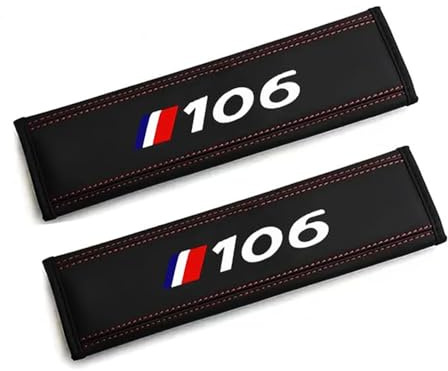 HWLHWTSN Rembourrage de Sangle de sécurité Voiture, pour Peugeot 106 Coussinets de Ceinture de Sécurité pour Voiture,Accessoires Intérieurs Automobiles