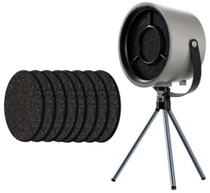 Lbvzxkad Campana Extractora de Sobremesa USB, Extractor Portátil, Extractor de Aire para Cocina, Pequeña, para Barbacoa, Gran Campana Extractora de Succión, Color Negro y Gris