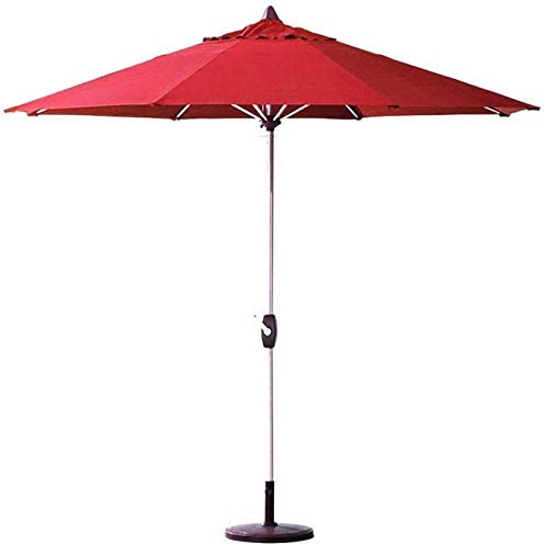 HUIBBGO Parasol de Jardin Haut de Gamme Parasol de Jardin extérieur Parasol octogonal en Aluminium de 2,7 m avec manivelle Résistant aux UV pour Plage/Piscine/terrasse/abri extérieur
