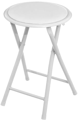 Urban Living Klapphocker Klapp-Hocker Küchenhocker Klappstuhl Sitzhocker (Weiß)