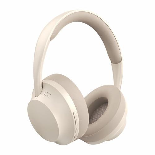 MUARRON Wireless Bluetooth Headphones Over Ear-Bluetooth 5.3,10-meter connection range,portable,Deep Bass,HiFi Stereo,comfortable and breathable earmuff,Built-in microphone (khaki1)