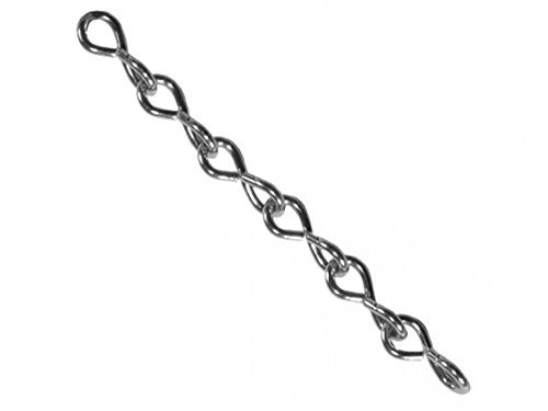 Faithfull FAICHJCUT16Z Jack Chain Zinc Plated Steel 2.5M Length 1.6mm Diameter