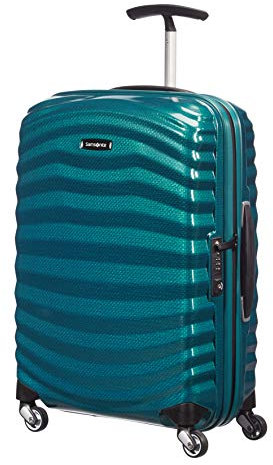 Samsonite Lite-Shock - Spinner S, Handgepäck, 55 cm, 36 L, Blau (Petrol Blue)