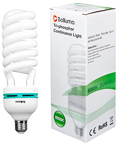 E27 5500K 135W Photo Studio Ampoule Vidéo Lampe Photographie Lumière du Jour Lampe de l'ampoule E27 135W CFL Ampoule Eclairage Continu pour Softbox Parapluie