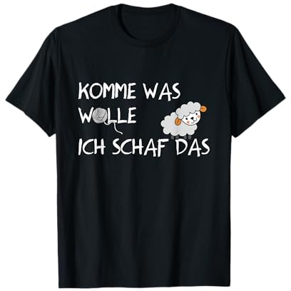 Komme was Wolle ich Schaf das T-Shirt für Oma Nähen Stricken T-Shirt