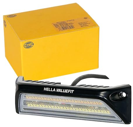 HELLA VALUEFIT LED Vorzeltleuchte - 12V / 24V Außenleuchte Wohnmobil Wohnwagen - weißes und gelbes Licht - SMS2000 - IP69K / IP67 / IP68 - 1GB 357 098-011