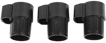 Embout de Saxophone Alto Résistant à l'usure, Taille Compacte et Légère, Prise de clé de Saxophone Plate B pour Protection du Cou incurvé, 3 Pièces