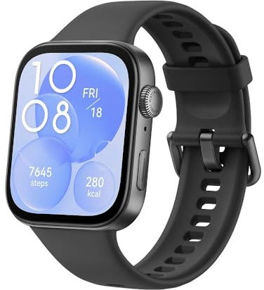 Huawei Montre Intelligente Watch FIT 3, écran AMOLED de 1,8, Design Ultra Fin, Gestion complète de la Remise en Forme, Gestion complète de la santé, autonomie de la Batterie Durable, Compatible avec