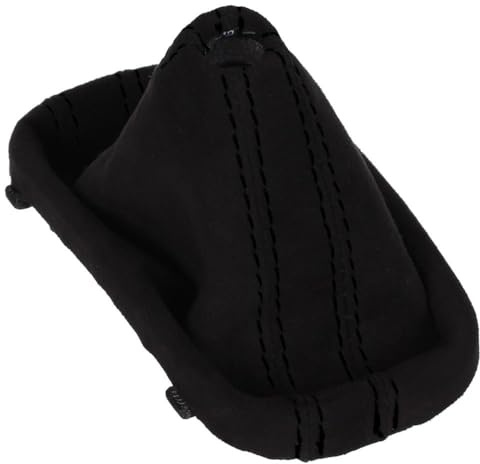 ICT Schaltmanschette Schaltsack kompatibel mit VW Golf 5 6, EOS, kein GTI, Automatikgetriebe – passend für Modelle mit Doppelkupplungsgetriebe (z. B. DSG) – Microfaser 9040 (Naht schwarz)