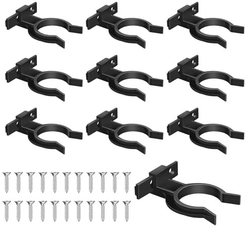 GUOYOU Battiscopa Cucina, 10 Pezzi Ganci Zoccolo Cucina, con 22 M3*20 Viti, Durevole Zoccolino Cucina, per Piedini per Mobili da 32-36 mm, Adatto per Cucina o Bagno