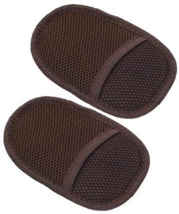 Healeved 2stücke Plüsch Polierhandschuhe Schuhputzhand Schuhe Gesicht Pflegemittel Pu Leder Reinigungs Glanzschutz Für Sneaker Auto Innenräume