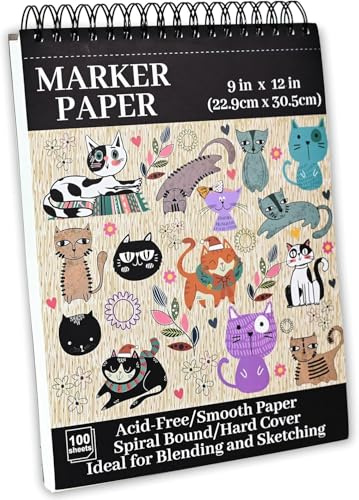Zylota Skizzenbuch A4,200 Seiten /100 Bögen, Zeichenblock Skizzenpapier,Zeichnen Malblock 160g/m² Dickes Papier Spiralbindung Skizzenblock für Künstler Studenten