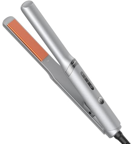 Thin Hair Straighteners, Mini Hair Straightener, 2 in 1 Hair Straightener and Curler 2.6cm, Ceramic Mini Hair Iron for Short Hair, Travel Flat Iron for Women 100-240V