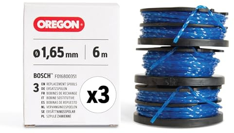 Oregon Mähfaden Vorgefüllte Doppelfadenspule für Bosch Rasentrimmer