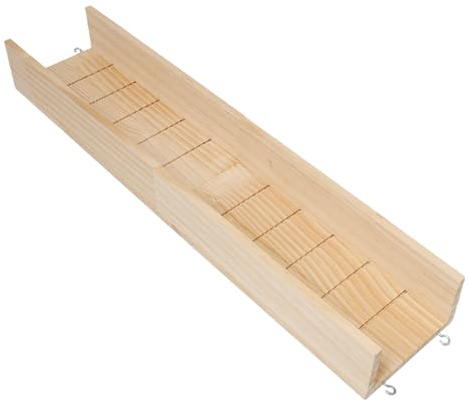 Neikafan Rampa per Gabbia Coniglio 60cm Ponte di Legno per Roditori Rampa per Gabbia per Porcellini d'India, Ponte Sospeso per Criceti Rampa per Cavie, Criceti, Ratti, Cincillà e Scoiattoli
