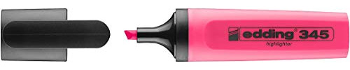 edding Textmarker edding 345 highlighter, påfyllbar, rosa