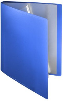 Sichtbuch flexibel, 30 Hüllen, A4, PP blau, 1 Stück