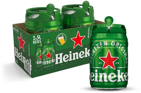 Heineken Cerveza Lager, 2 x 5000ml