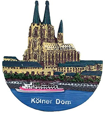 Kölner Dom Deutschland 3D Kühlschrankmagnet Tourist Souvenir Geschenk Sammlung Heim & Küche Dekoration Magnetaufkleber Köln Kirche Deutschland Kühlschrankmagnet