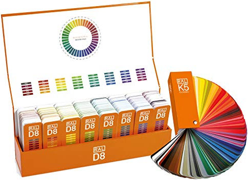 RAL Farbfächer Designer Set – D8 und K5, semi-matt