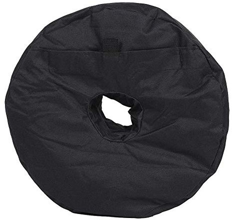 MAGT Sonnenschirm Sandsack, Runde Sonnenschirmständer Sandsäcke Wasserdichter Klappbarer Sonnenschirm Basis Gewichtstasche für Outdoor Sonnenschirme