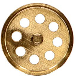Trafila Pasta PASSATELLI Dimensioni 4.5 mm in Ottone | Accessorio Torchio per Pasta Fresca Manuale | Pasta Maker | Tagliapasta.Com | Made in Italy