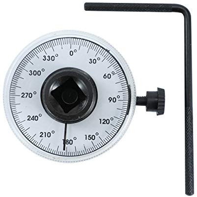 TOPWAY Misuratore Dell'angolo di Coppia 1/2, Chiave Dinamometrica ad Angolo di Misurazione Dell'angolo di 360 Gradi per la Riparazione di Auto 423904