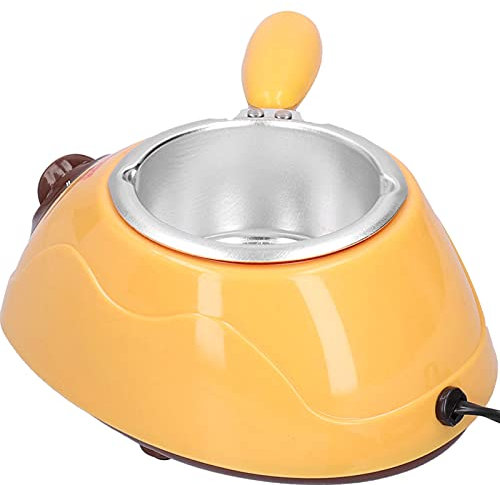 Derretidor eléctrico, máquina para derretir praliné dulce con 6 moldes y tenedores, fondue calentador de chocolate eléctrico de 40 W Para derretir chocolate, dulces, mantequilla, queso, Ge(EU)