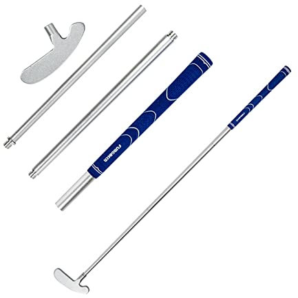 woyufen Abnehmbarer Golf Putter Faltbarer Golfschläger Golf Für Rechtshändige Golfer Putt Putt Style Zwei-Wege-Kopf Für Männer Und Frauen Rechts Oder Linkshänder fer