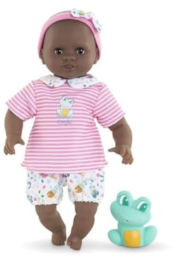 Corolle - My First Poupon, Baby Bath Alyzee, med badleksak, 30 cm, från 18 månader, 9000100660