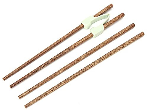 Learning Chopsticks for Adults, Reusable Training Chopsticks Elderly Eating Aids Practice Chinese Chop Stick, Flexible Anti‑Slip Chopsticks Training Learning Chopsticks for Adults