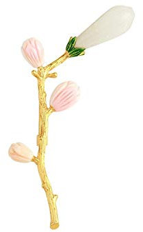 Broschennadeln für Damen, Elegante Blumenbrosche, vergoldet, 925er Silber, Blumenbrosche, Anstecknadel für Damen, Braut, Hochzeit, Anstecknadel, Schmuck, Geschenke, modische Broschen