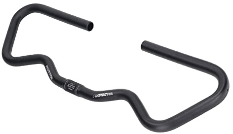 Butterfly Lenker, Trekking Fahrrad, Aluminiumlegierung, Butterfly Lenker, Ergonomische 25, 4 mm Fahrradstütze mit Schwammabdeckung für Mountainbike, Rennrad, Radfahren