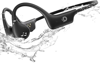 DEMICEA Open Ear Sport Headphones, Wireless Bone Conduction Earphones, Built-in 32GB MP3,with Mic, IP68, Sweat & Water Resistant, Up to 8 Hours Battery, Bluetooth 5.3, for Running, Workouts, Swimming