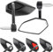 Area1 universal Motorrad Lenkerendenspiegel Rückspiegel Paar e-geprüft für z.B. Duke SMC/R MT07 MT09 MT125 Z900 Z650 Z500 Z125 CMX CB 500 Hornet SV650 GSXS GSF (Schwarz)
