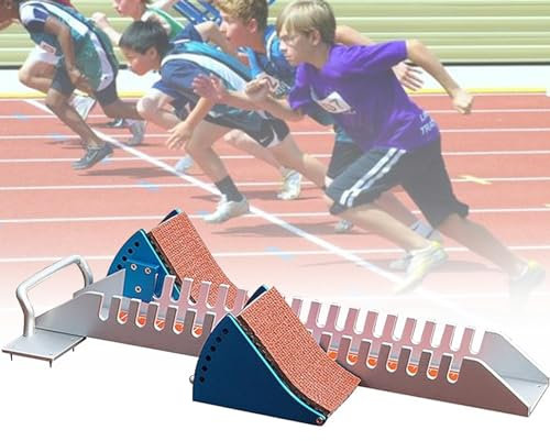 HXLDZOU Multifunktionaler Startblock, rutschfest, Nicht leicht zu rosten, winkelverstellbare Pedale, Startblock, geeignet für Leichtathletiksportarten
