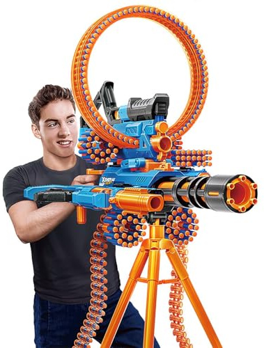 X-Shot Insanity 4 Blaster Mad Mega Combo - Mad Mega Barrel + Berzerko + Rage Fire + Manic Blaster
