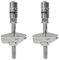 HAFRILY WC-Sitz-Befestigungsscharnier für HARO LUVETT WC-Sitze kippdübel M6 x 71.5mm Toilettendeckel Halterung Edelstahl WC Deckelscharnier Befestigungshalterung (2 Stück)
