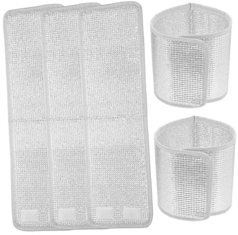 ifundom Blumentopf Winterabdeckung 5 Stück-Pack Pflanzenschutzhülle Mit Doppelseitiger Aluminiumfolie Frostschutz Für Töpfe Mit Selbstklebendem Verschluss Verstellbar Mehrfach Verwendbar Für Outdoor
