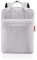 reisenthel allday backpack M cord grey - vielseitiger Rucksack für Alltag, Reisen, Einkaufen oder Arbeit - wasserabweisend, Handgepäck zugelassen