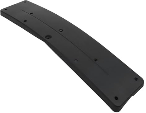 ComfyHarbor Kennzeichenhalterung für Mercedes E-Klasse W207, OEM 2078851881 A2078851881, schwarze Kunststoff-Stoßstangen-Halterung, verbesserter Kühlkörper