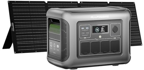 ALLPOWERS R1500 LITE 1600W Portable Power Station with Solar Panel 200W