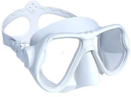 PLCPDM Occhialini da Nuoto per Donna Uomo Maschera Subacquea Resistente All'appannamento Nuoto Resistente all'Acqua Maschera Subacquea con Coprinaso Maschera Subacquea in Silicone per Adolescenti