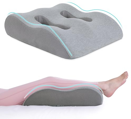 Lumisnug Beinlagerungskissen nach Operationen, ergonomisches & atmungsaktives Beinauflagekissen für postoperative & posttraumatische Pflege, Memory-Schaum zur Förderung der Durchblutung