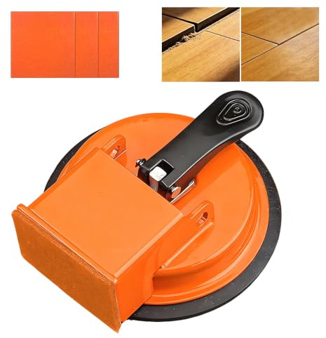 BIZOI Herramienta de Fijación de Huecos de Suelo Resistente, Herramientas de Suelo Laminado con Ventosa Mejorada para Reparación de Pisos de Madera, Baldosas de Cerámica, Vinilo y Compuestos