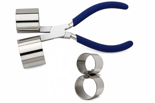XX-Large Double Cylinder Bracelet Bending Pliers for Jewellery Making, Stainless Steel, 1-3/8 & 1-5/8 Inch